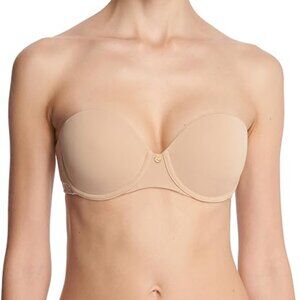NWT Natori Pure Luxe Strapless Contour Underwire Bra Size 34D